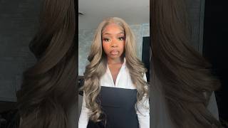 The perfect ash blonde wig  wigs ashblondehair syntheticwigreview amazonwigs [upl. by Driskill]