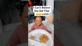 Toddler Drops Her Dinner Like a Boss [upl. by Olim]