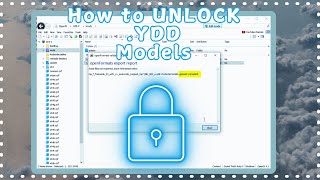 TUTORIAL How To Unlock YDD Models [upl. by Jozef]