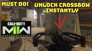 INSANE GLITCH HOW TO UNLOCK OP CROSSBOW INSTANTLY IN CALL OF DUTY MODERN WARFARE 2  MW 2 season 2 [upl. by Buckden]