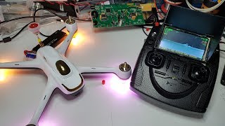 Hubsan H501S Post Repair Firmware Update amp Test [upl. by Ahsaeym]