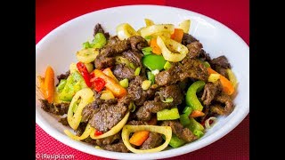 Daging Goreng Kunyit  Ringkas dan Sedap [upl. by Burman]