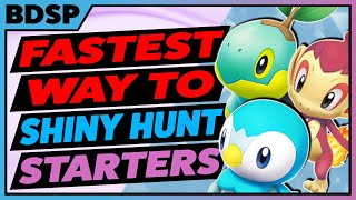 FASTEST and EASIEST way to SHINY HUNT STARTERS in Brilliant Diamond and Shining Pearl [upl. by Patrizio]