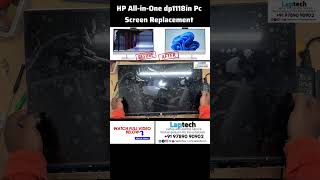 HP all in pc screen replacement  HP dp1118in disassembly  Display replacement [upl. by Niak]