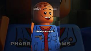 LEGO PIECE BY PIECE lego legomovie biopic pharellwilliams facts shorts  song music lol [upl. by Yemorej]