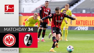 Eintracht Frankfurt  SC Freiburg  31  Highlights  Matchday 34 – Bundesliga 202021 [upl. by Cohen]