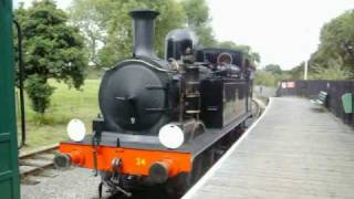 Isle Of Wight Steam Railway 27th August 2010wmv [upl. by Nwahsem627]