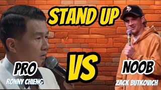 Pro Ronny Chieng VS Noob Zack Butkovich standup funny jokes comedy noobcomady [upl. by Rolyks]