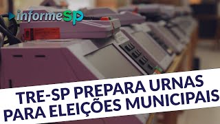 TRESP prepara urnas eletrônicas para eleições municipais Isso e muito mais no InformeSP [upl. by Navanod]