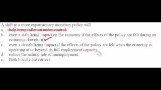 Expansionary Monetary Policy Effectsavi [upl. by Niffirg]