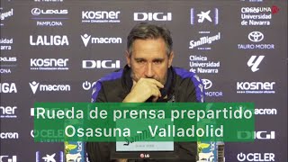 Previa del Osasuna vs Valladolid  La Liga [upl. by Byram894]