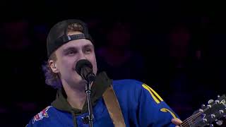 Owen Riegling  Old Dirt Roads Live From The NHL AllStar Skills Competition 2024 Performance [upl. by Eldin]