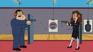 American Dad Stan Meets Someone at the Gun Range [upl. by Urian]