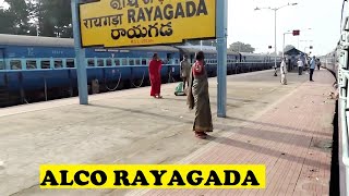 Rayagada Arrival  Chennai Asansol  Twin WDM2 ALCO Dhanbad Alappuzha Bokaro [upl. by Notnroht]