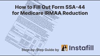 How to Fill Out Form SSA44 for Medicare IRMAA Reduction StepbyStep Guide [upl. by Adnavoj]