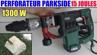 perforateur parkside lidl pah 1300 burineur demolition hammer abbruchhammer [upl. by Noiztneb]