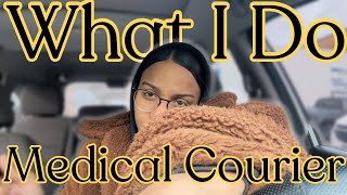 A day with me as a Medical Courier [upl. by Hgielah195]