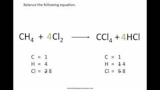 Balancing Chemical Equations  Chemistry Tutorial [upl. by Ardnasac]