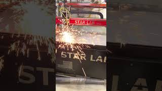 Star Lab Plasma table cutting some steel [upl. by Notned602]