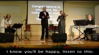 Ikh for aheym Im traveling home Yiddish theater song with English subtitles [upl. by Nolita]