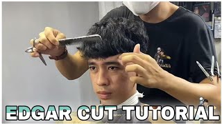 EDGAR CUT TUTORIAL  NEW TREND HAIRCUT [upl. by Arlan]