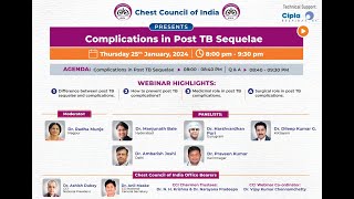 Complications in Post TB Sequelae [upl. by Lyrak]