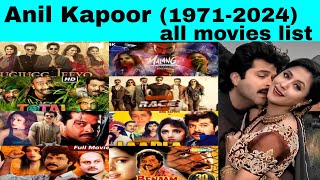 Anil Kapoor 19712024 All movie list Anil Kapoor ki sabhi filmo k naam [upl. by Llewsor335]