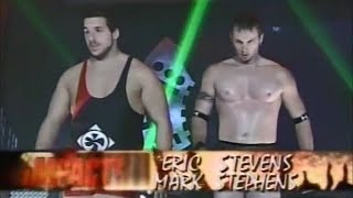 Stevens amp Stephens vs quotAlpha Malequot Monty Brown  TNA iMPACT October 29 2004 [upl. by Preston]