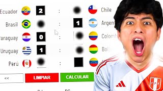 CAN URUGUAY WIN THE 2026 WORLD CUP PERU LAST PLACE  WORLD CUP 2026 QUALIFIER PREDICTIONS [upl. by Arhez]