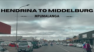 Driving from Hendrina to Middleburg  Mpumalanga South Africa [upl. by Dowzall]