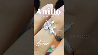 Anillo medio dedo todo en Plata Ley 925 [upl. by Fletcher]