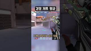 한섭 경쟁 제트 평균 발로란트 쇼츠 [upl. by Ertsevlis288]