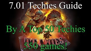 How To Play Techies  Top 50 InDepth Techies Guide 702 707 In description [upl. by Neelhtak9]