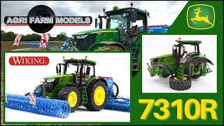 JOHN DEERE 7310r by Wiking 132  Farm model review 12 [upl. by Alejna]