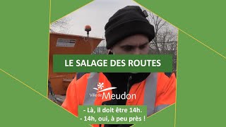 Comment ça se passe  Le salage des routes à Meudon [upl. by Golightly]