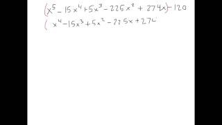 Standard Form Polynomials Into Nested Form [upl. by Dyson]