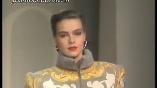 quotValentinoquot Autumn Winter 1988 1989 Paris 1 of 2 pret a porter woman by FashionChannel [upl. by Adniram]