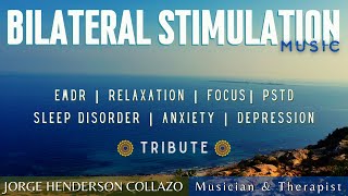 Bilateral Music  Brain hemispheres stimulation  EMDR  🎧 Listen with headphones  Tribute [upl. by Fugere429]