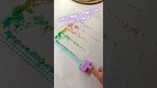 How to make sprinkles in easy technique diy art handmade [upl. by Ainahtan425]