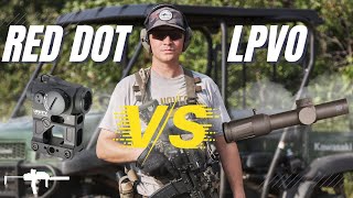 Red Dot vs LPVO Optics Which is Faster and More Practical [upl. by Eelinej]