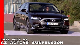 2018 Audi A8 AI Active Suspension [upl. by Freed]