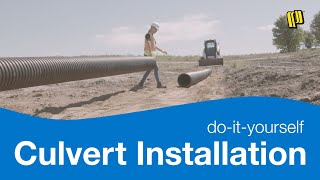 DoItYourself Culvert Installation Guide by Prinsco [upl. by Nothsa577]