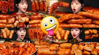 EAT WITH BOKI MUKBANG DAECHANG COMPILATION  BEEF INTESTINES EATING SHOW 💯 CRUNCHY SOUND [upl. by Ibmab]