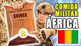 Probando COMIDA MILITAR DE ÁFRICA GUINEA  MRE Menu 1 [upl. by Alene36]