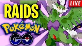 🔴LIVE Pokemon Go Stream Inviting to Raid Hour Tornadus Raids NYC [upl. by Tchao]