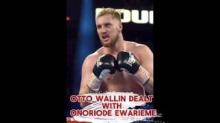 Otto Wallin dealt with Nigerian Onoriode Ewarieme [upl. by Nitsuga475]