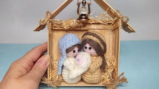 Presepe Amigurumi Natale Uncinetto Tutorial 💫 Crochet Christmas Nativity 💕 Pesebre Navideño Crochet [upl. by Neelloc]