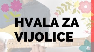 Kitarska lekcija  Bilbi  Hvala za vijolice 48 [upl. by Sapowith]