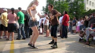 More excellent zydeco dancing at Festival International 2011 [upl. by Ydwor]