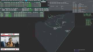 VATSIM ATC Hong Kong Radar  VHHH VHHX VMMC  Hoppie CPDLC PDC [upl. by Cirenoj]